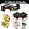 6Pcs Graduation Foil Balloons Set - Large "CONGRATS GRAD" Banner, Graduation Cap, Diploma & Globe Mylar Balloons - Class of 2026 Party Decorations for College, High School & Nursing School